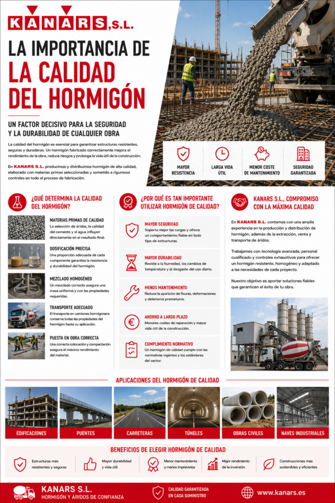 Ilustración sobre La importancia de la calidad del hormigón