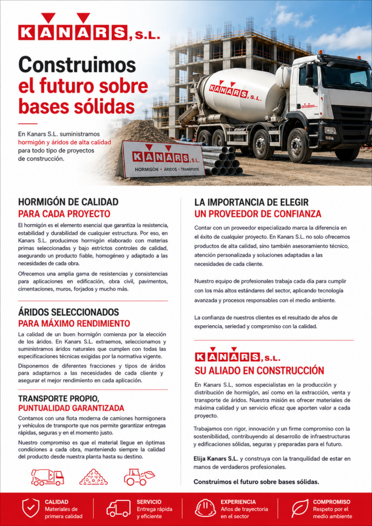 Ilustración sobre Hormigón para viviendas